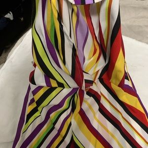 Multicolored stripped blouse